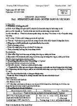 Giáo án Vật lý Lớp 7 - Tuần 1 - Năm học 2016-2017